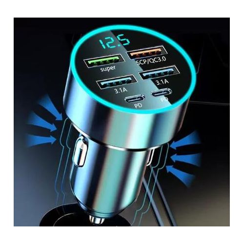 Car charger super fast charging flash charging 150w66w one to four usb Item | Buy Car charger super fast charging flash charging 150w66w one to four usb | SPOP Enterprise Global